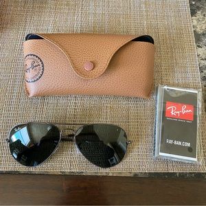 Mens polarized aviator metal sunglasses